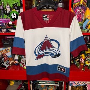 Vintage 90’s Logo Athletic x Colorado Avalanche x Youth jersey